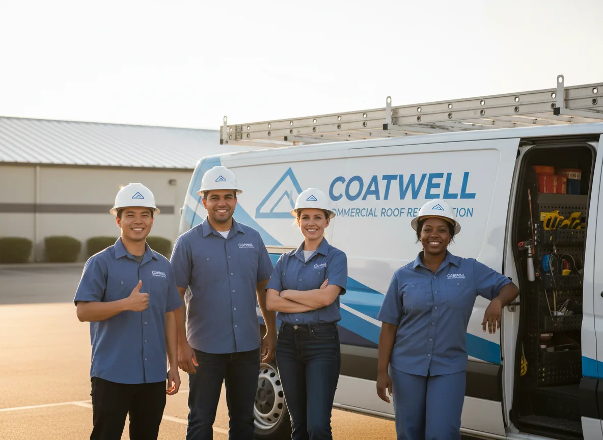 Commercial roof coating company in Saxis, VA
